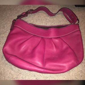 Pink Coach Arm Bag